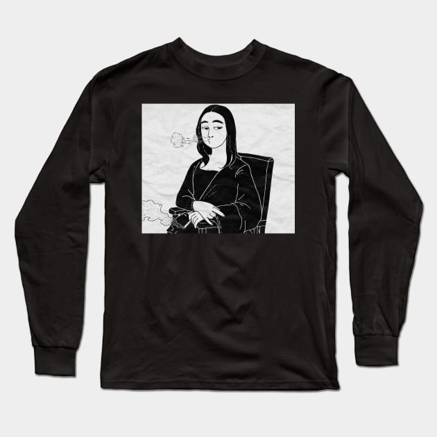 Gioconda Long Sleeve T-Shirt by timegraf